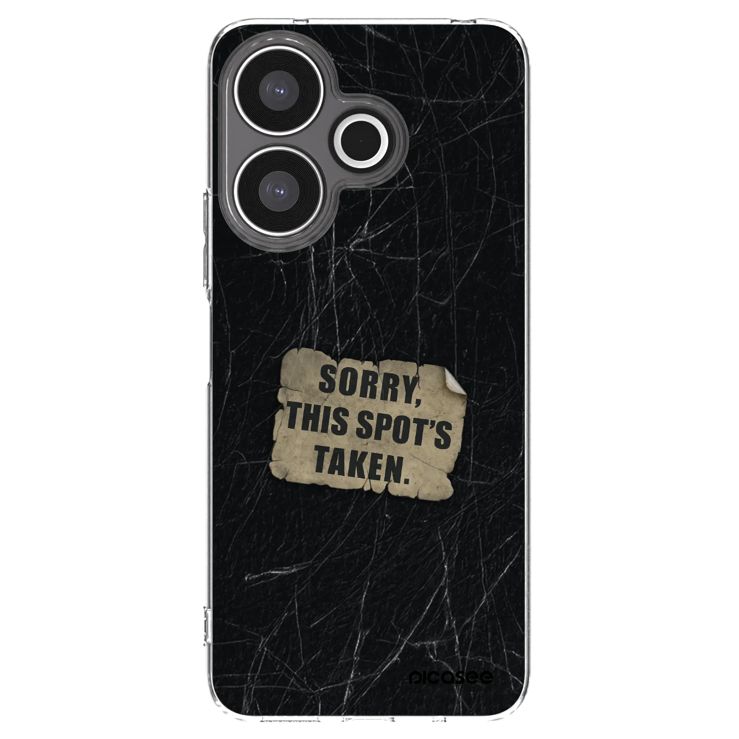 Picasee silikonski prozorni ovitek za Xiaomi Redmi 13 4G - SORRY