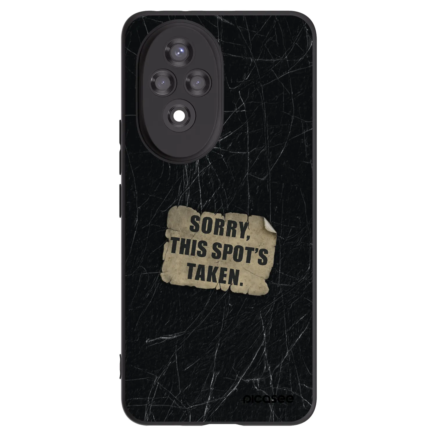 Picasee silikonski črni ovitek za Honor 200 Pro 5G - SORRY