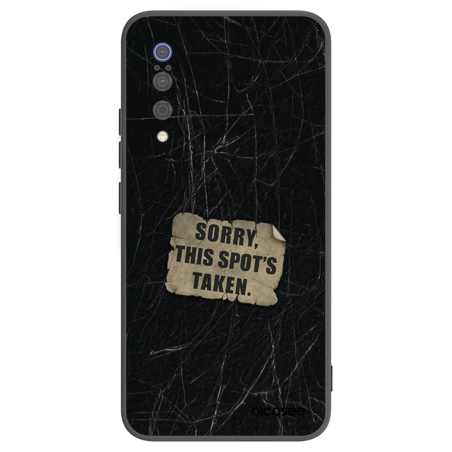 Picasee silikonski črni ovitek za Xiaomi Mi 9 - SORRY
