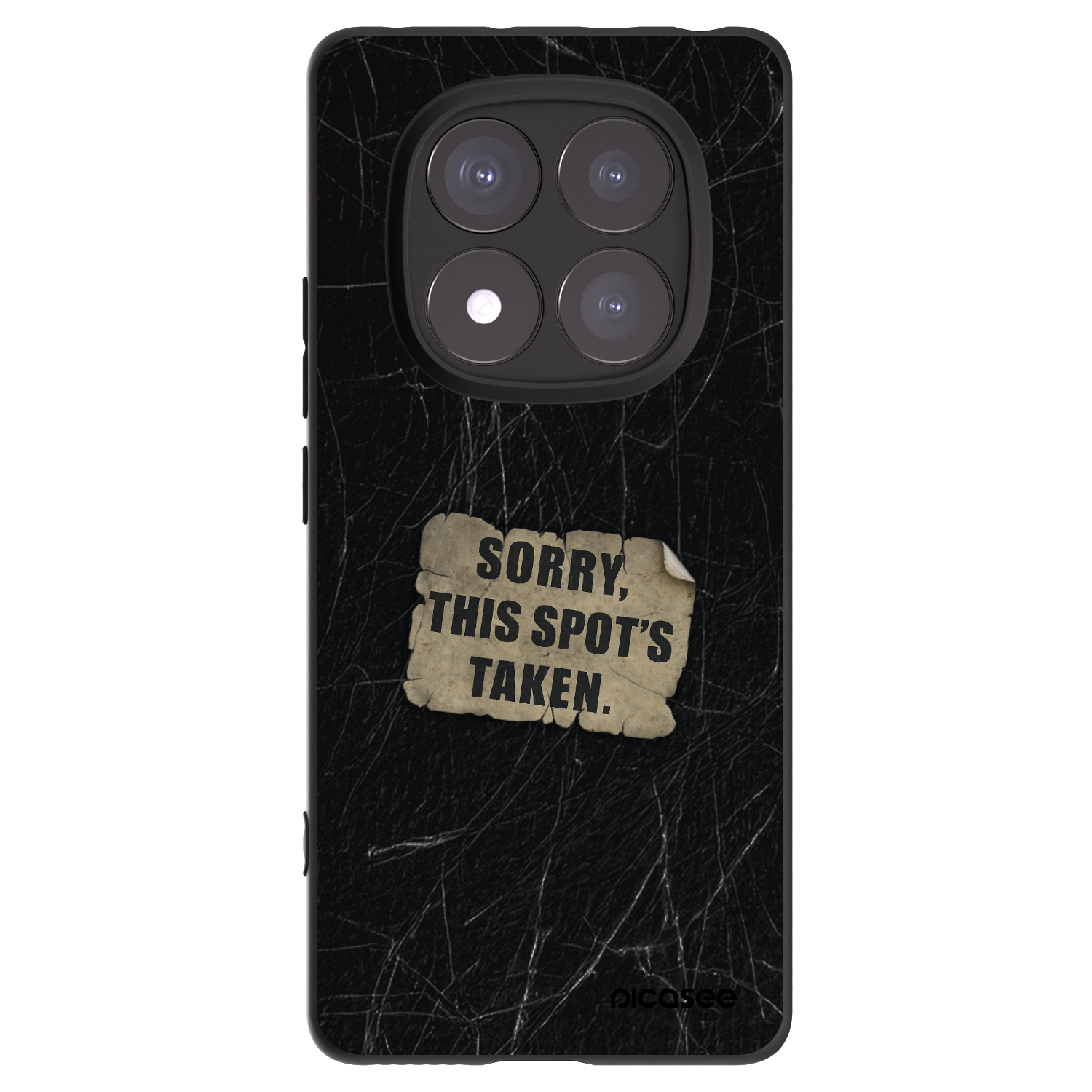 Picasee silikonski črni ovitek za Xiaomi Redmi Note 14 Pro+ 5G - SORRY