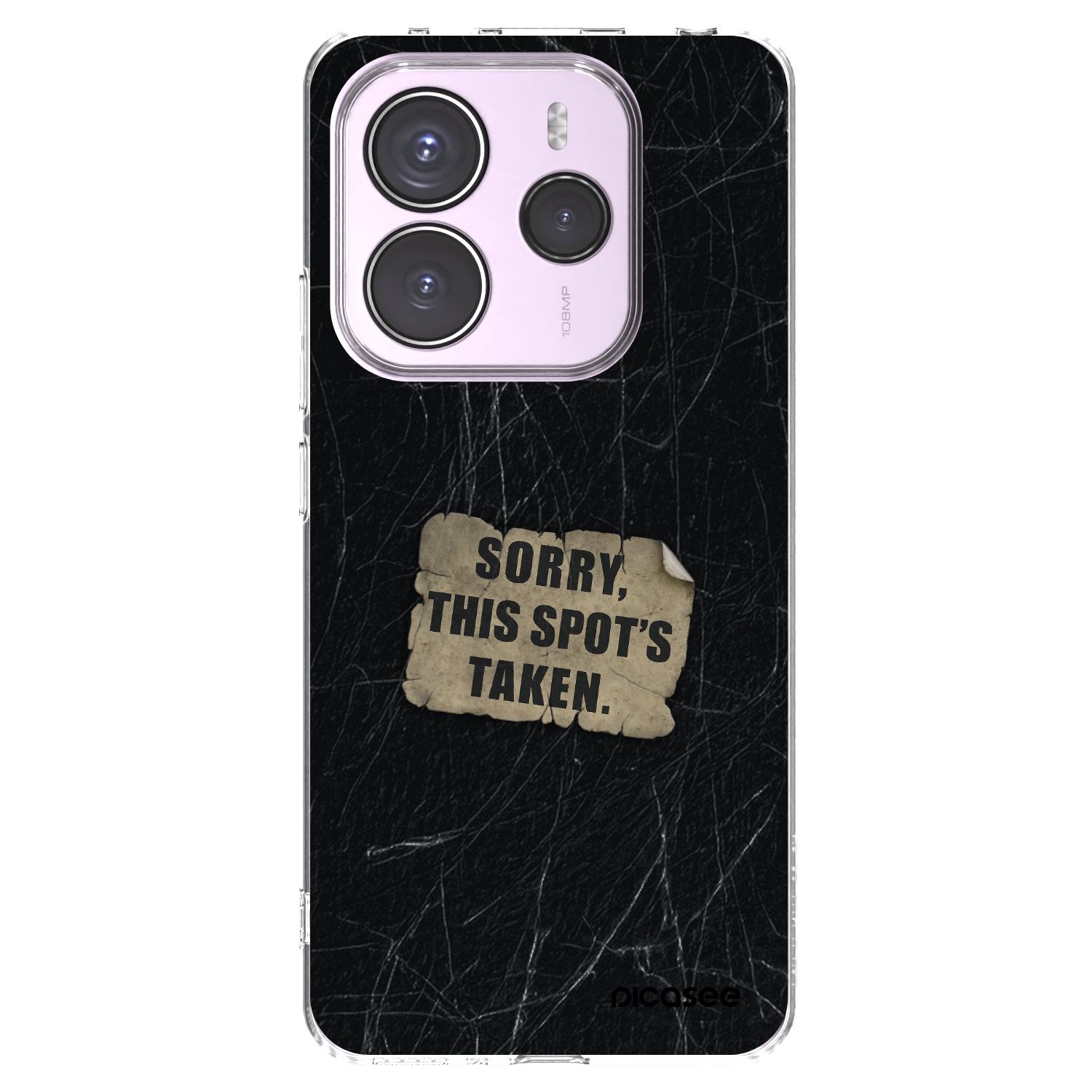 Picasee silikonski prozorni ovitek za Xiaomi Redmi Note 14 5G - SORRY