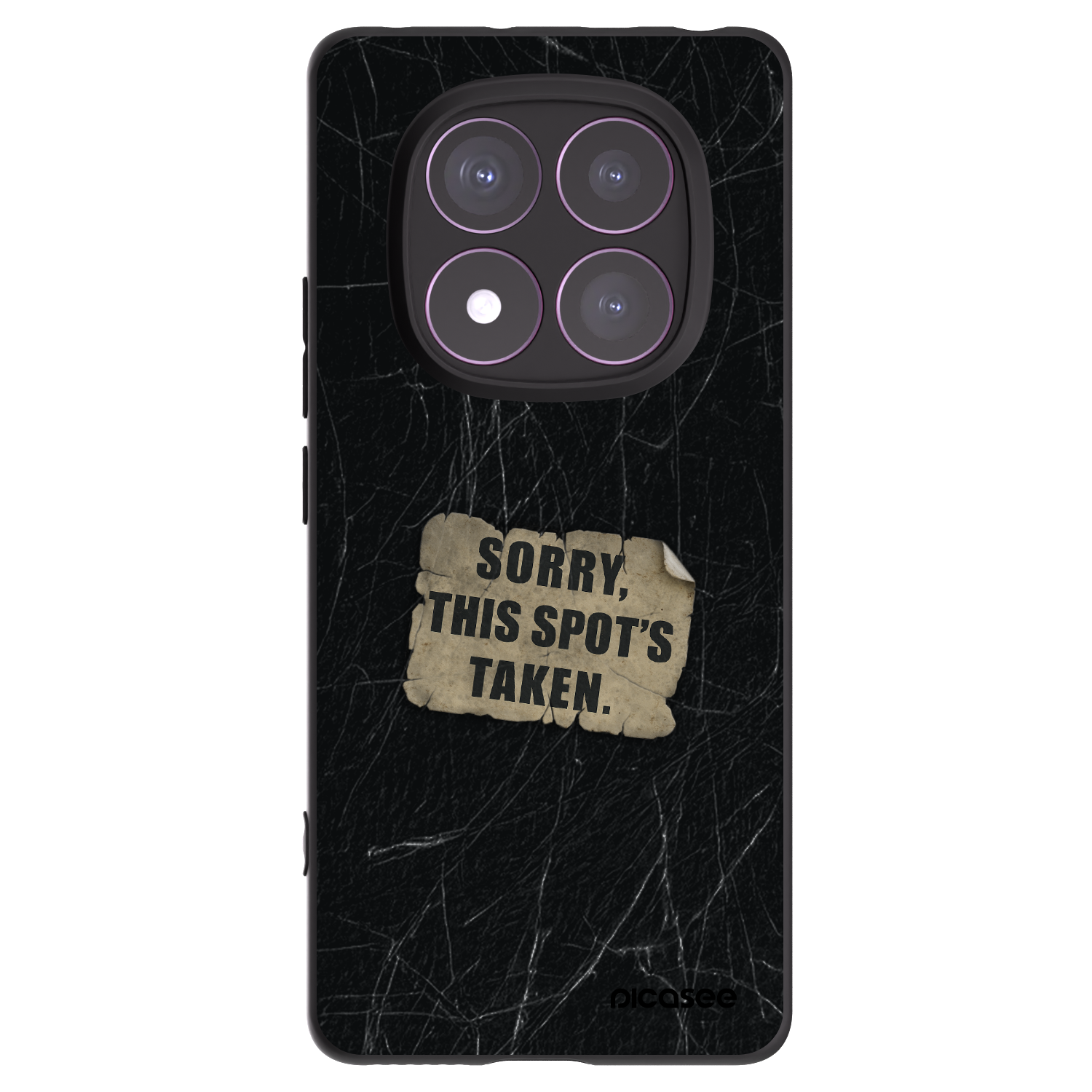 Picasee silikonski črni ovitek za Xiaomi Redmi Note 14 Pro 4G - SORRY