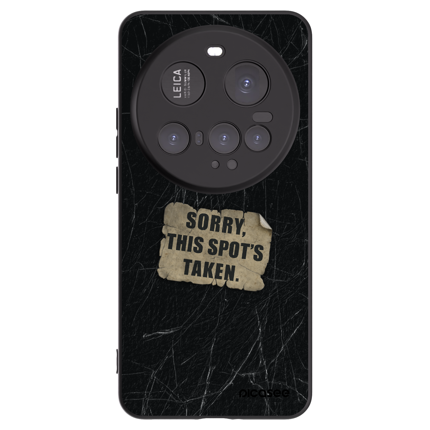 Picasee silikonski črni ovitek za Xiaomi 15 Ultra - SORRY