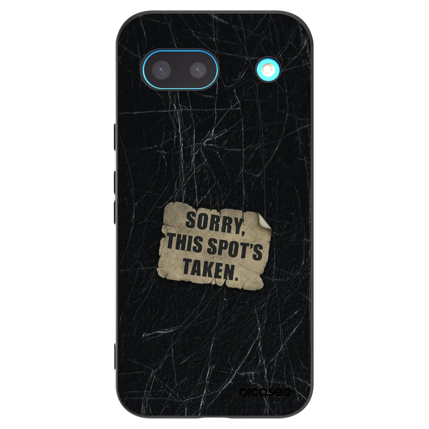 Picasee silikonski črni ovitek za Google Pixel 8a - SORRY