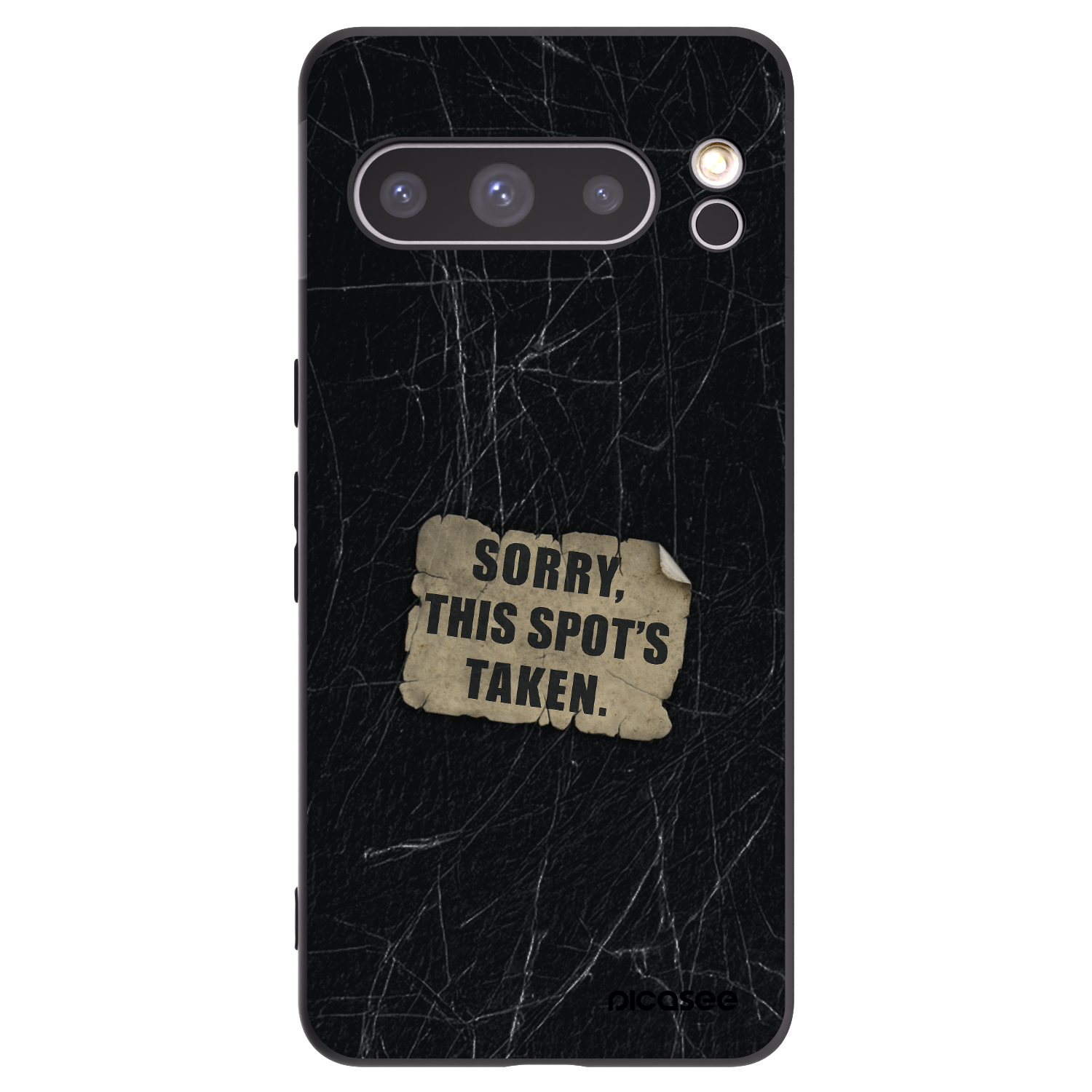 Picasee silikonski črni ovitek za Google Pixel 8 Pro - SORRY