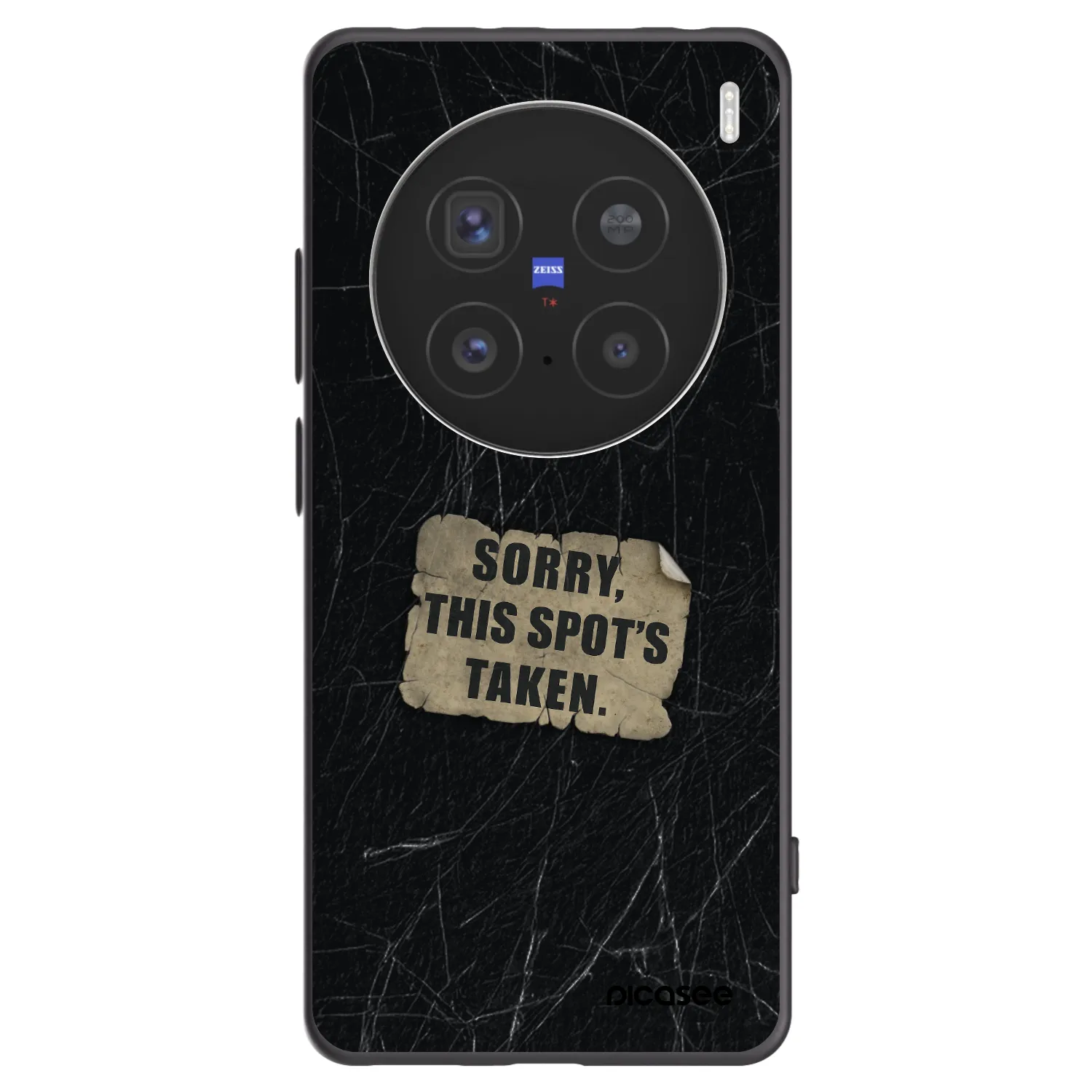 Picasee silikonski črni ovitek za Vivo X200 Pro - SORRY