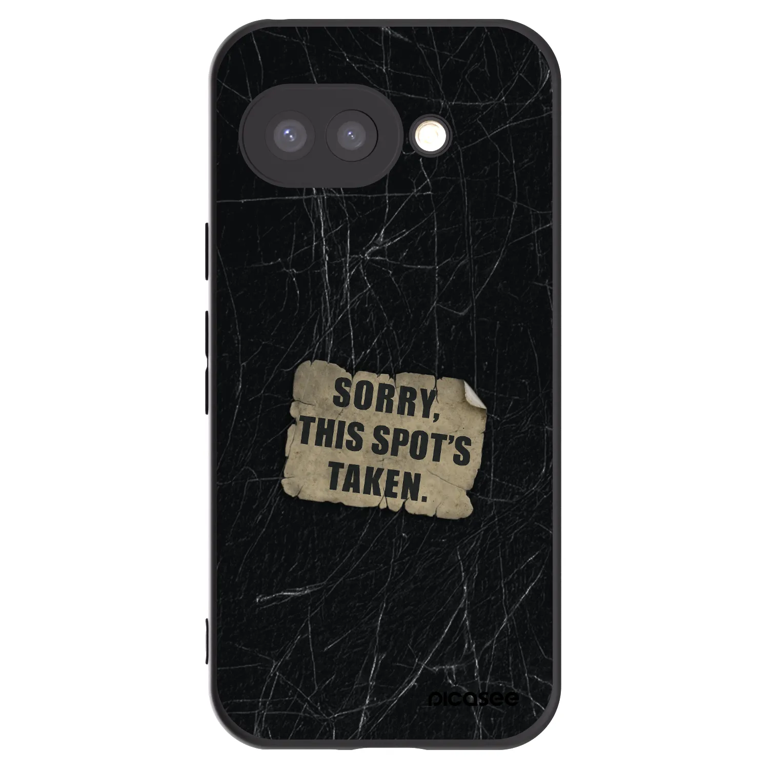 Picasee silikonski črni ovitek za Google Pixel 9a - SORRY