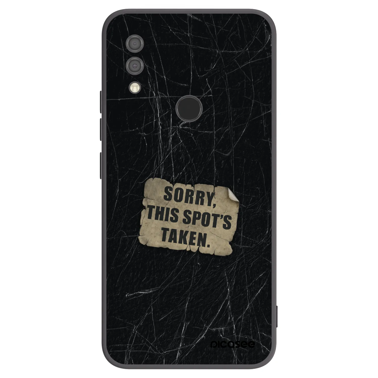 Picasee silikonski črni ovitek za Xiaomi Redmi 7 - SORRY