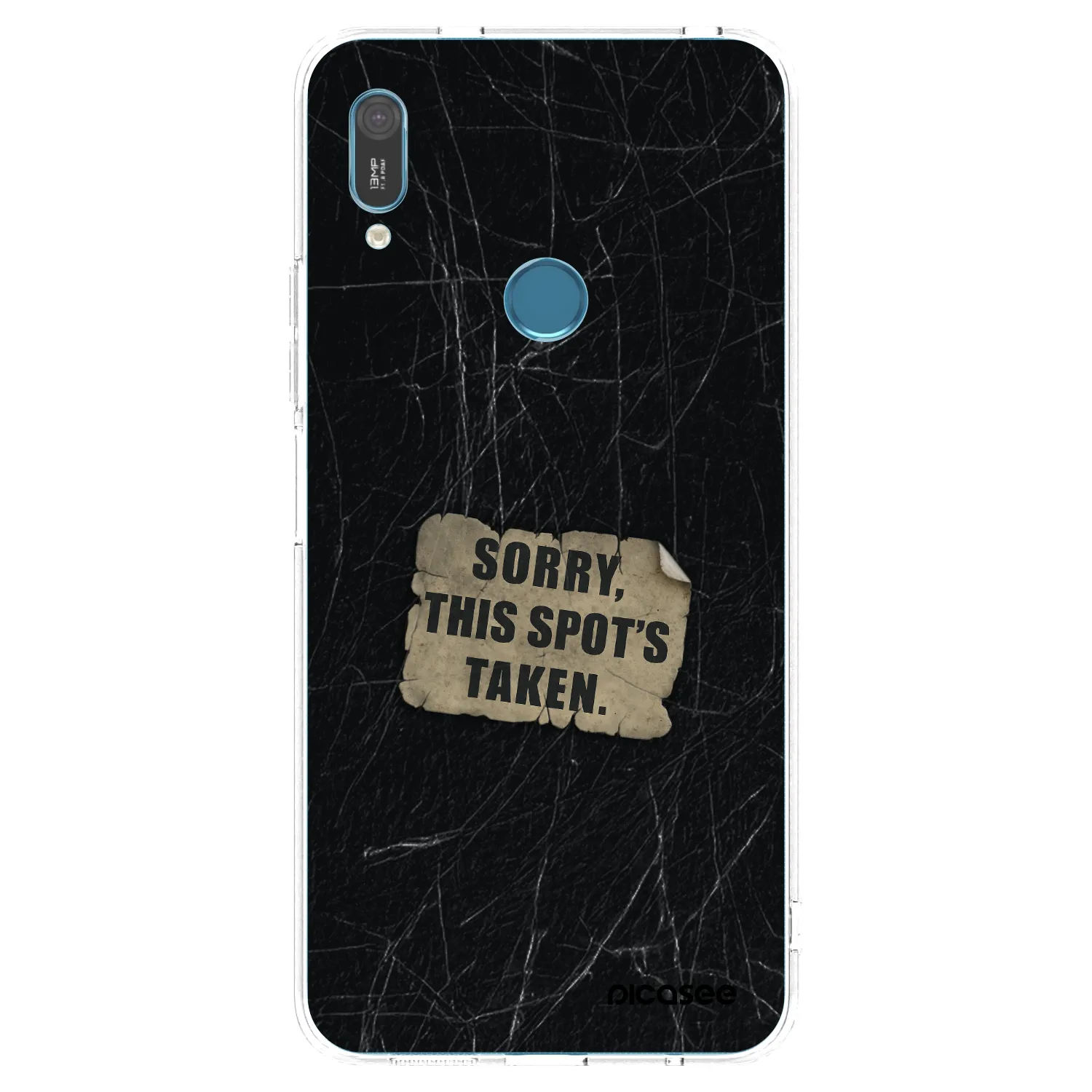 Picasee silikonski prozorni ovitek za Huawei Y6 2019 - SORRY
