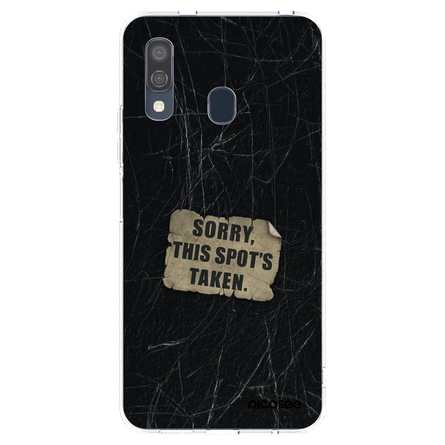 Picasee silikonski prozorni ovitek za Samsung Galaxy A40 A405F - SORRY