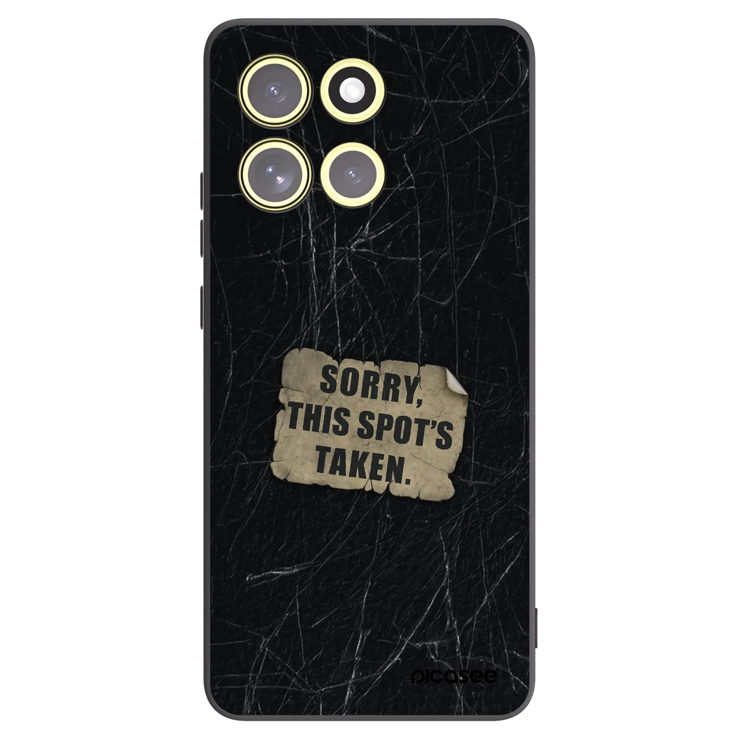 Picasee silikonski črni ovitek za Motorola Moto G86 5G - SORRY