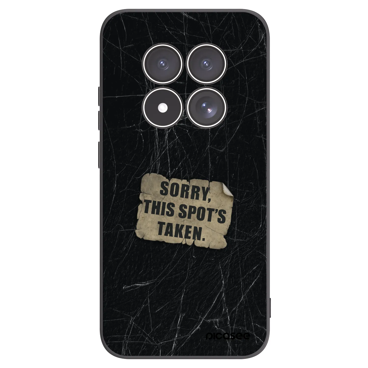 Picasee silikonski črni ovitek za Xiaomi Redmi Note 15 Pro 4G - SORRY