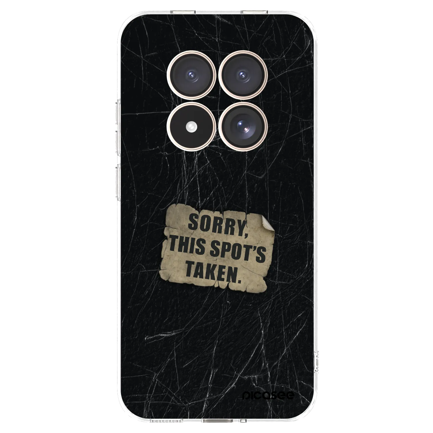 Picasee silikonski prozorni ovitek za Xiaomi Redmi Note 15 Pro 4G - SORRY