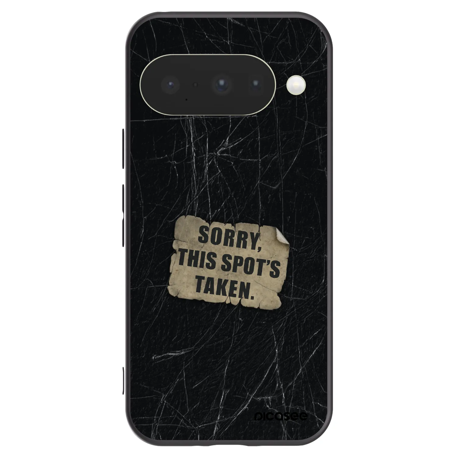 Picasee silikonski črni ovitek za Google Pixel 10 - SORRY