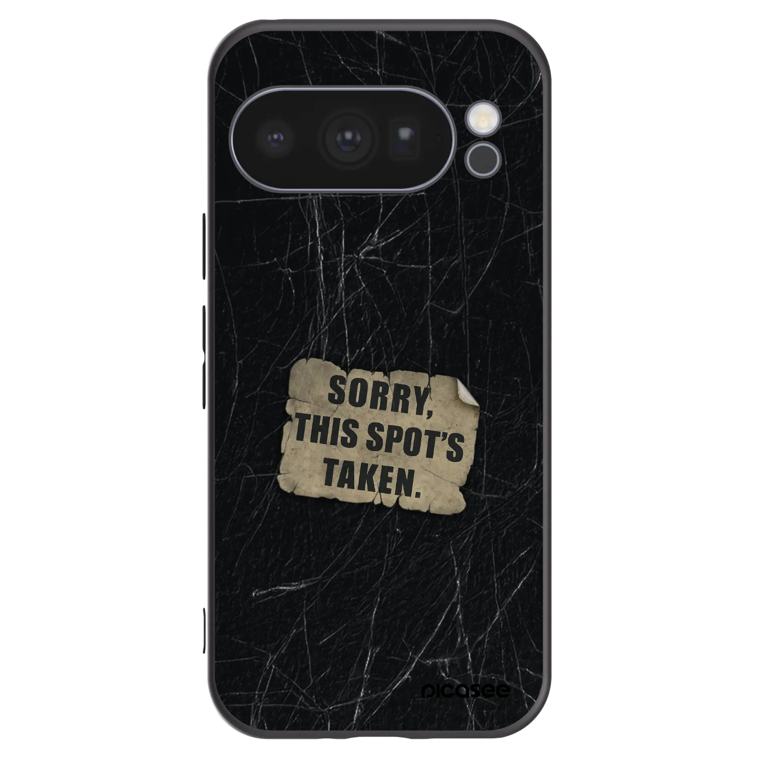 Picasee silikonski črni ovitek za Google Pixel 10 Pro - SORRY