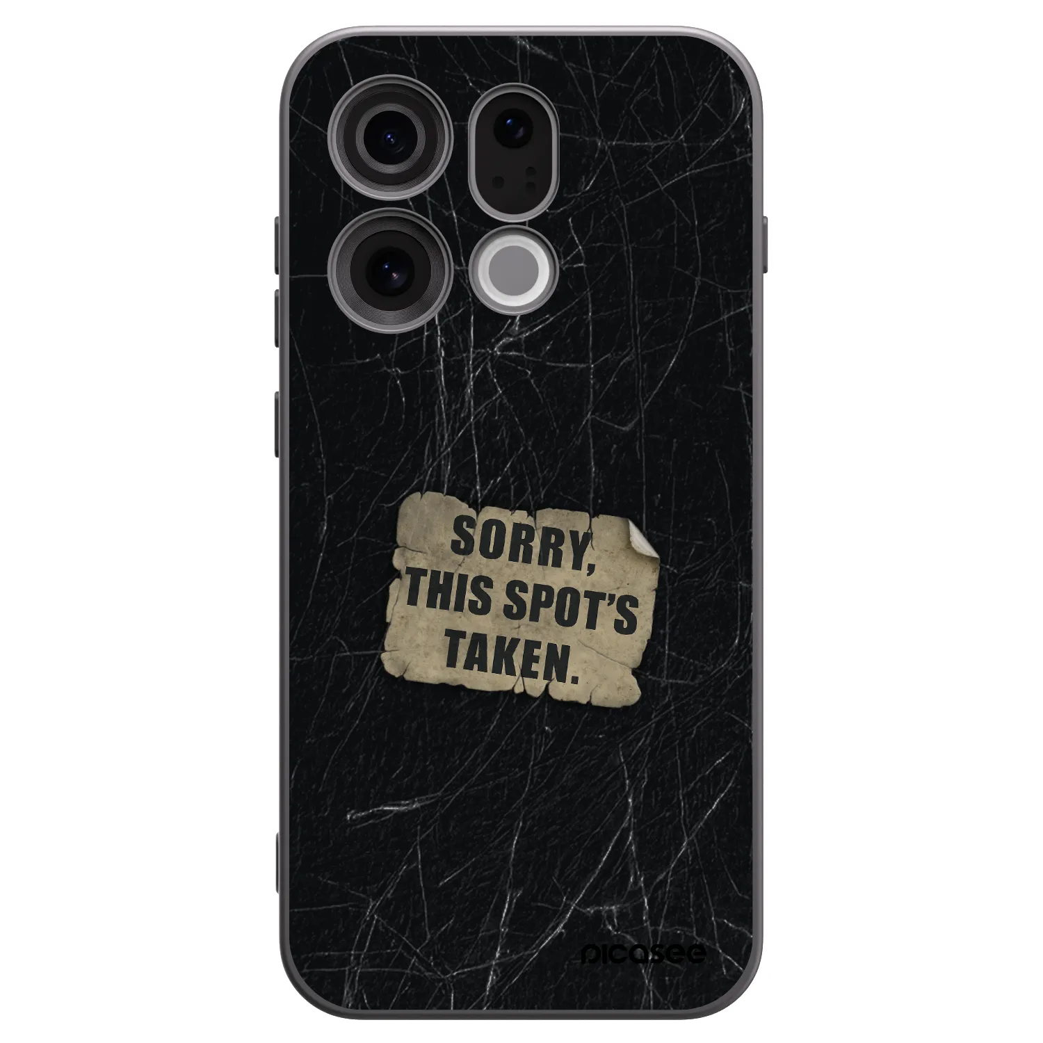 Picasee silikonski črni ovitek za OPPO Find X9 - SORRY