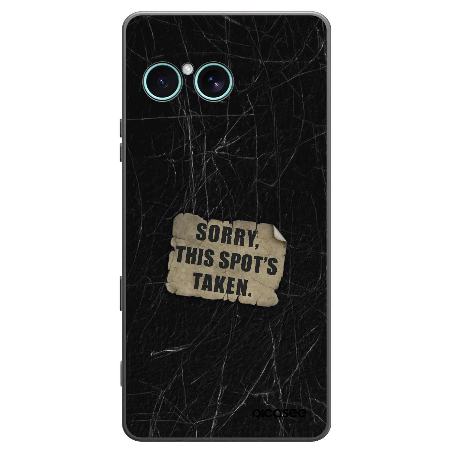 Picasee silikonski črni ovitek za Sony Xperia 10 VII - SORRY