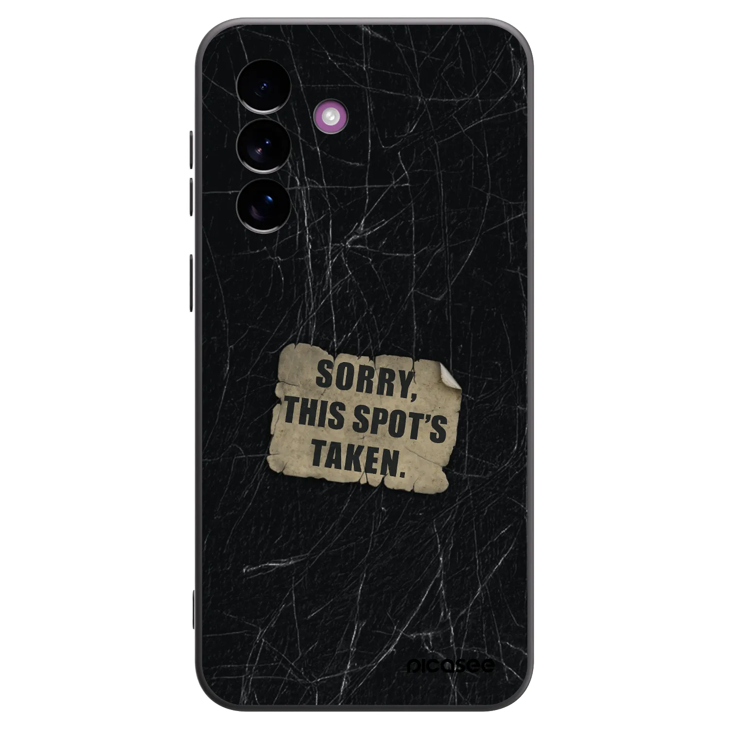 Picasee silikonski črni ovitek za Samsung Galaxy A37 - SORRY