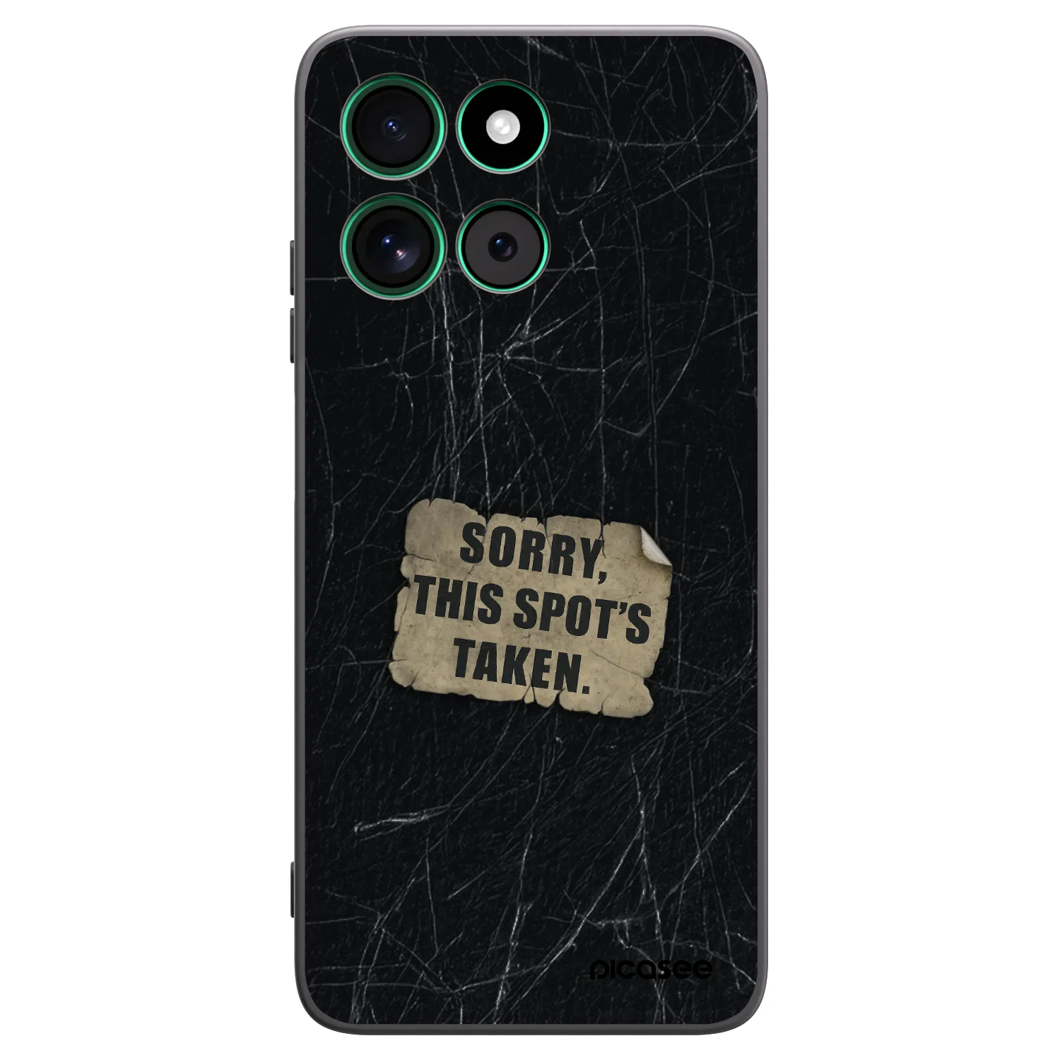 Picasee silikonski črni ovitek za Motorola Moto G57 Power - SORRY