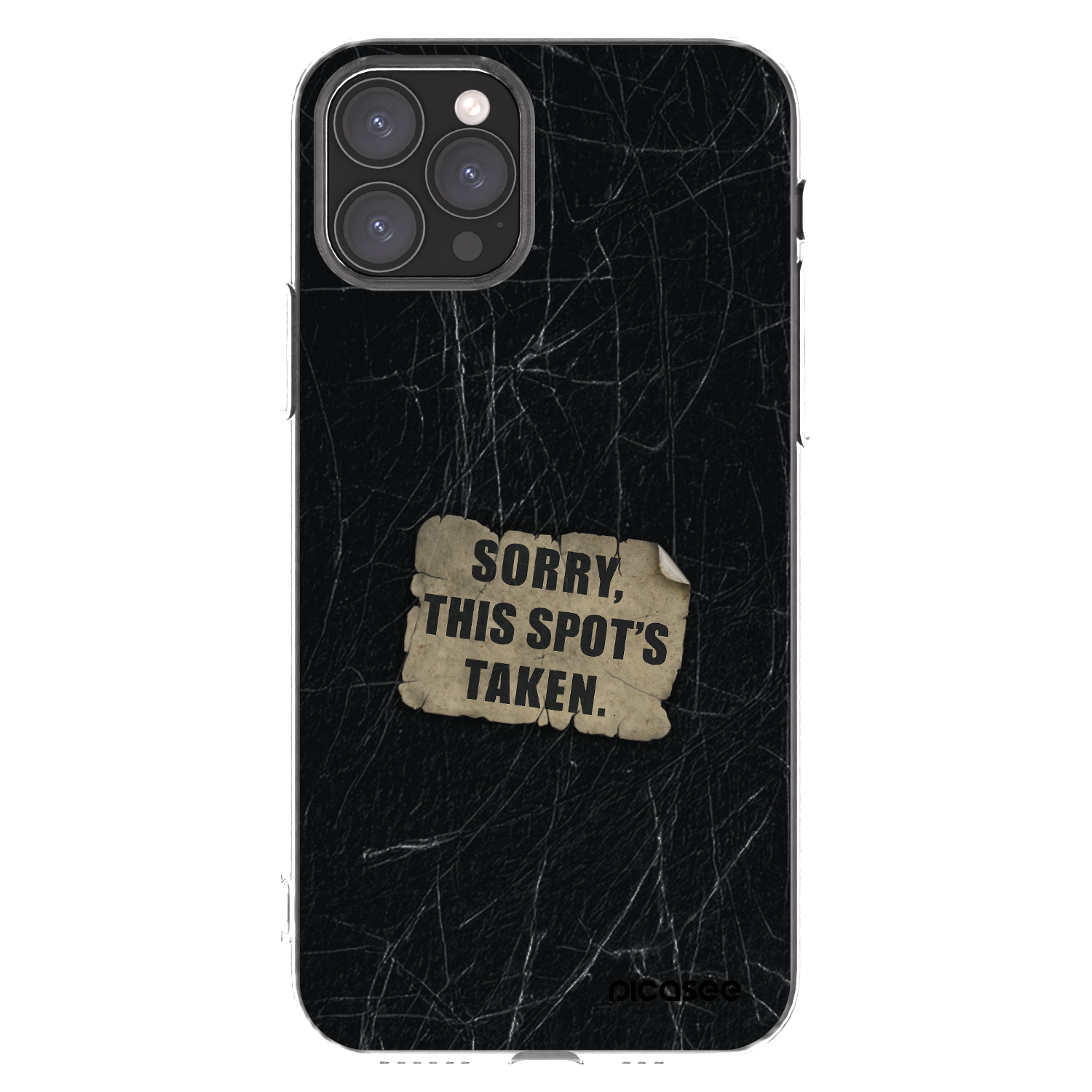 Picasee silikonski prozorni ovitek za Apple iPhone 11 Pro - SORRY
