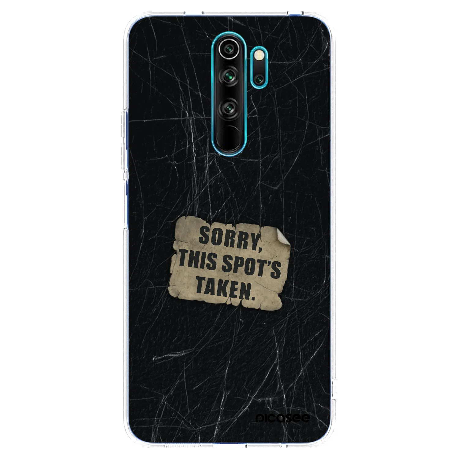 Picasee silikonski prozorni ovitek za Xiaomi Redmi Note 8 Pro - SORRY