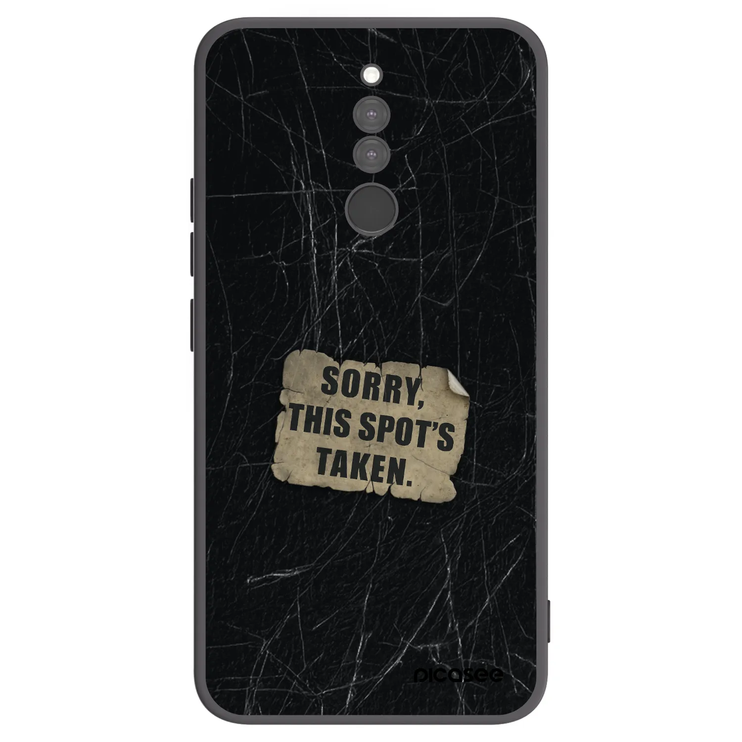 Picasee silikonski črni ovitek za Xiaomi Redmi 8 - SORRY