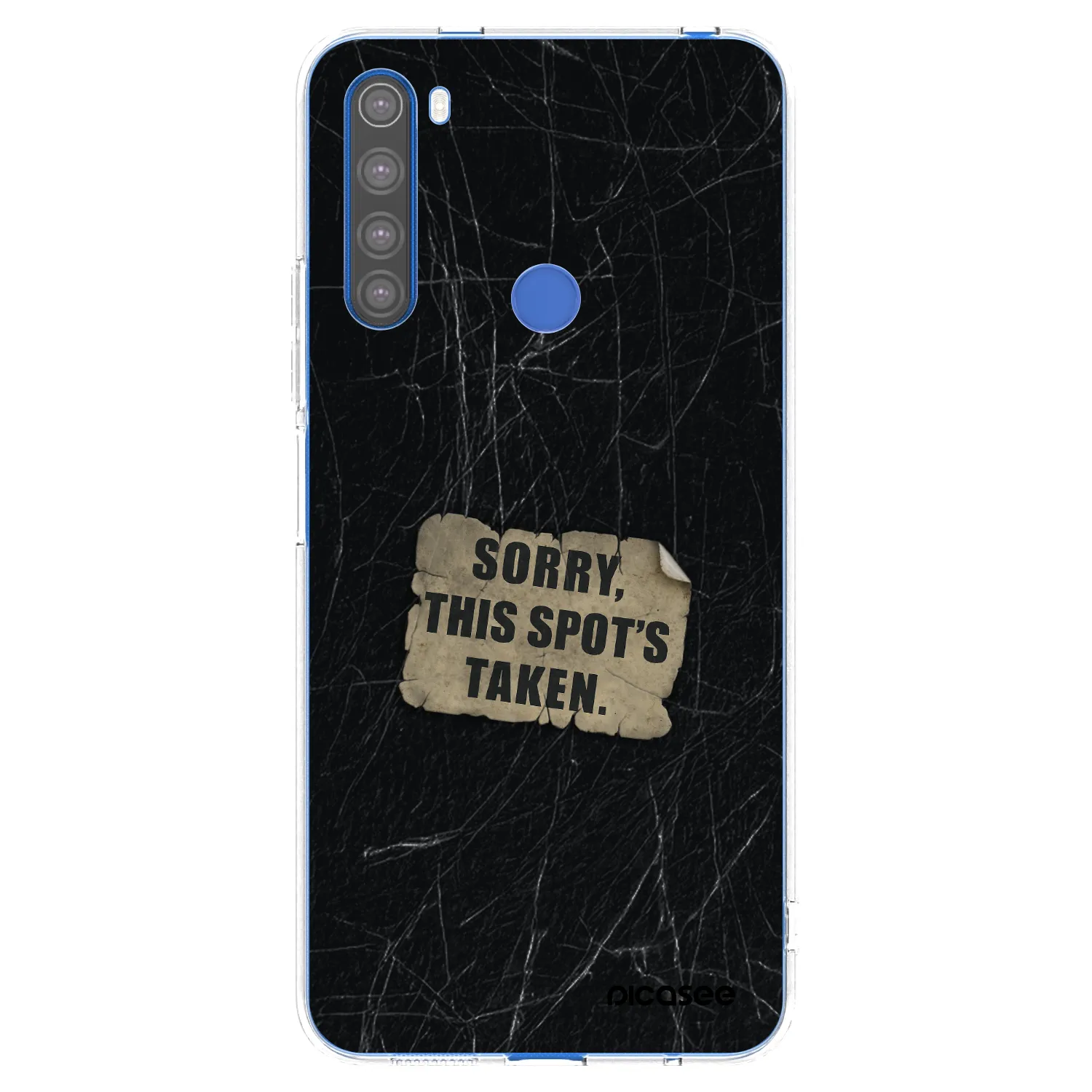 Picasee silikonski prozorni ovitek za Xiaomi Redmi Note 8T - SORRY