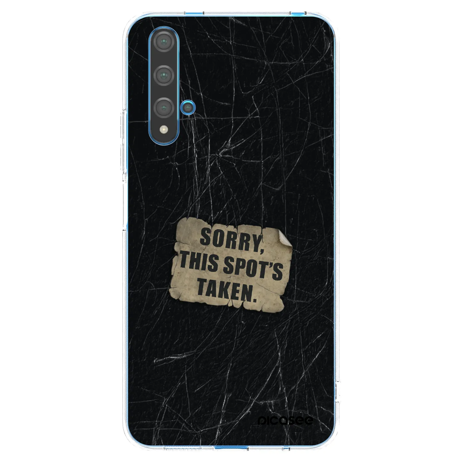Picasee silikonski prozorni ovitek za Huawei Nova 5T - SORRY