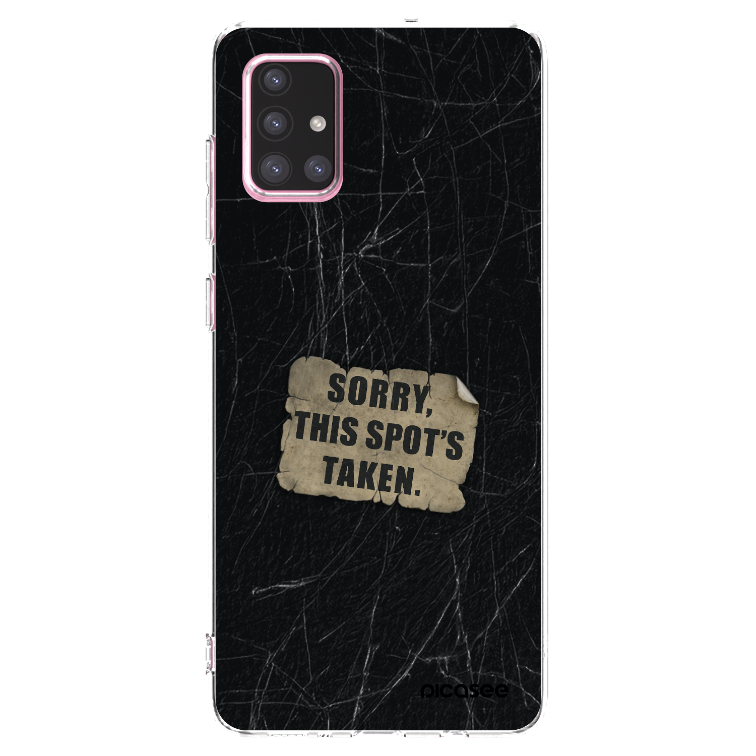 Picasee silikonski prozorni ovitek za Samsung Galaxy A71 A715F - SORRY