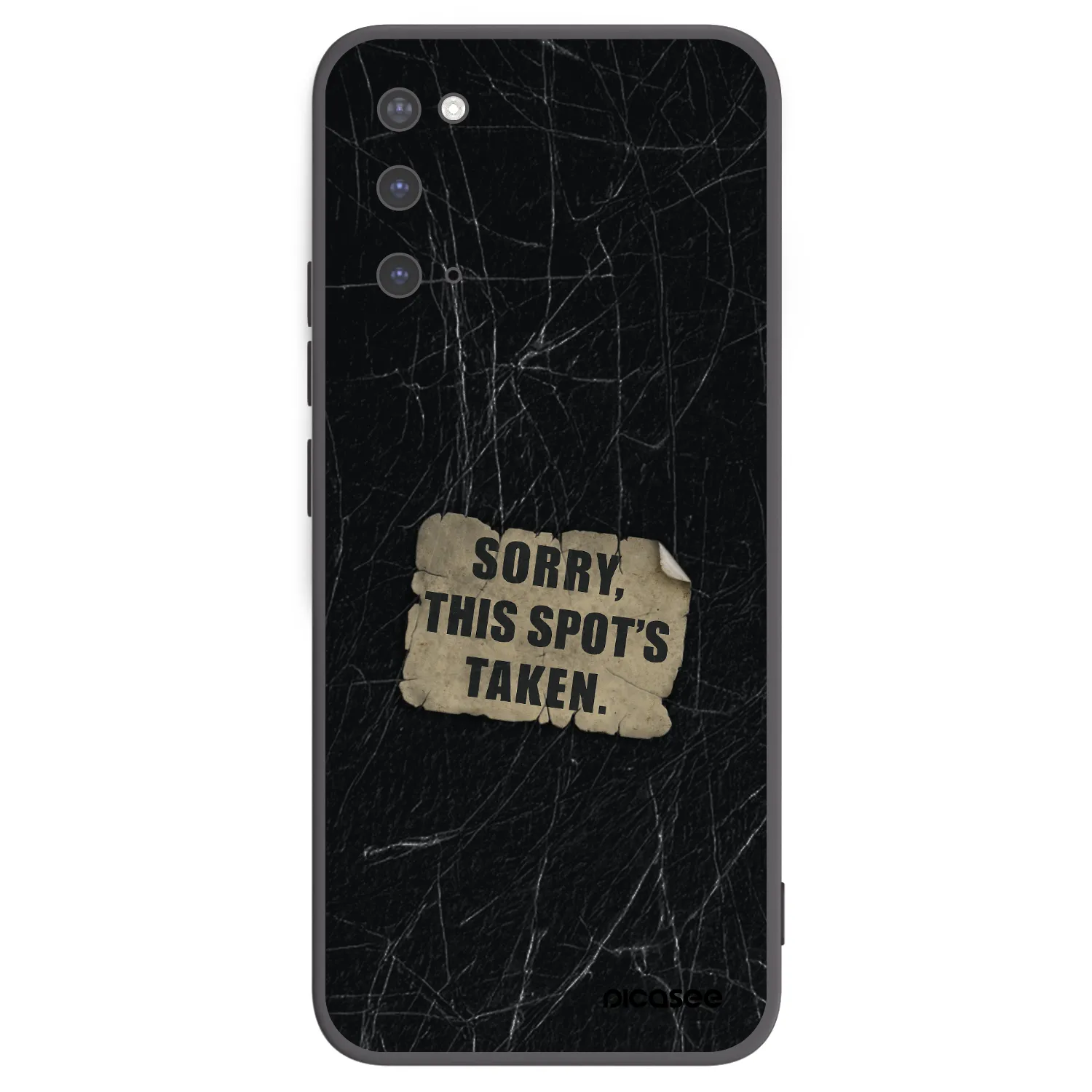 Picasee silikonski črni ovitek za Samsung Galaxy S20 G980F - SORRY