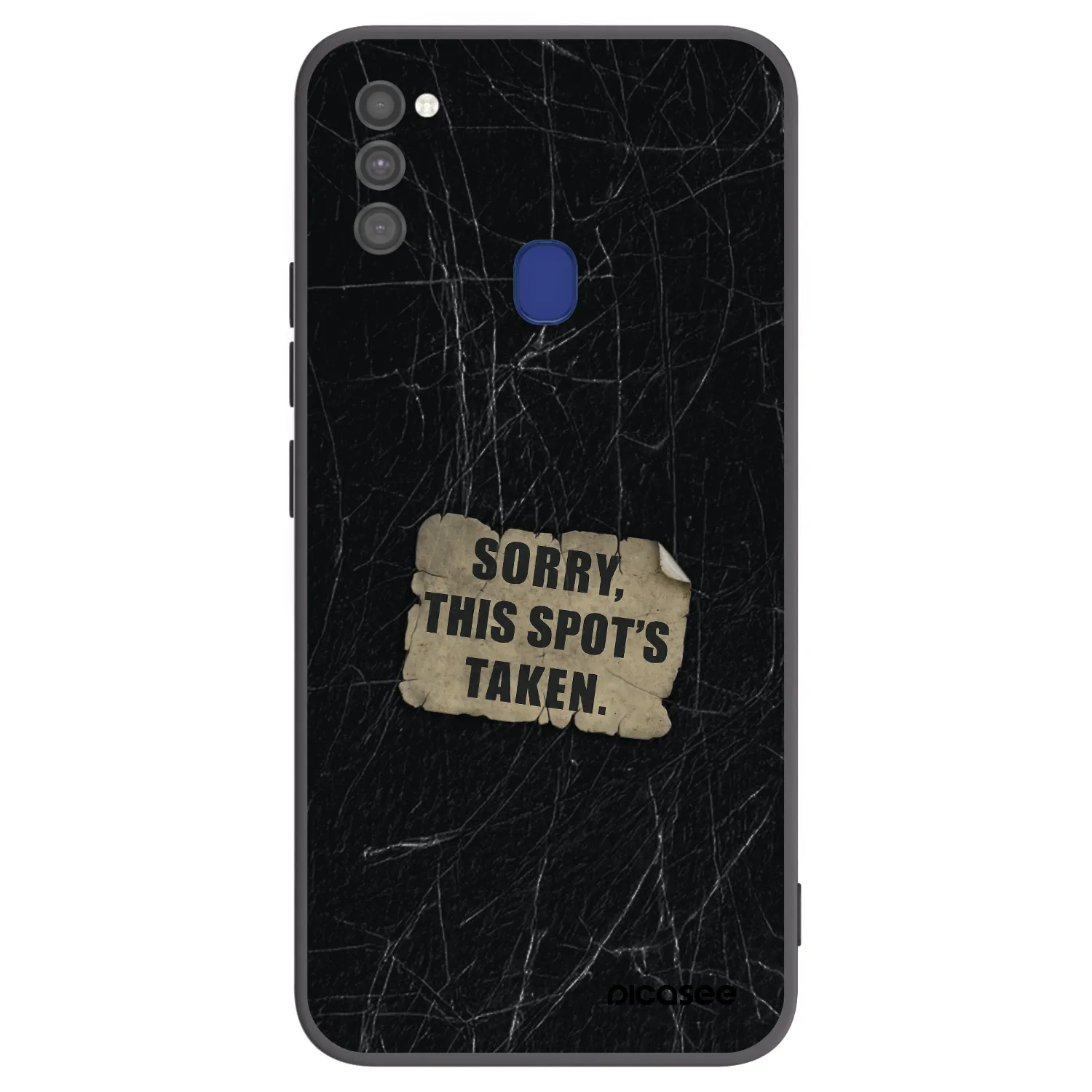 Picasee silikonski črni ovitek za Samsung Galaxy M21 M215F - SORRY