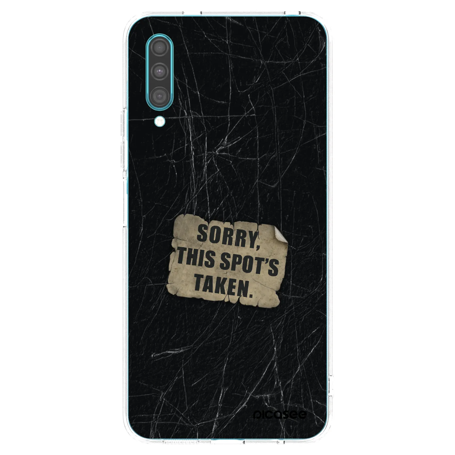 Picasee silikonski prozorni ovitek za Samsung Galaxy A30s A307F - SORRY