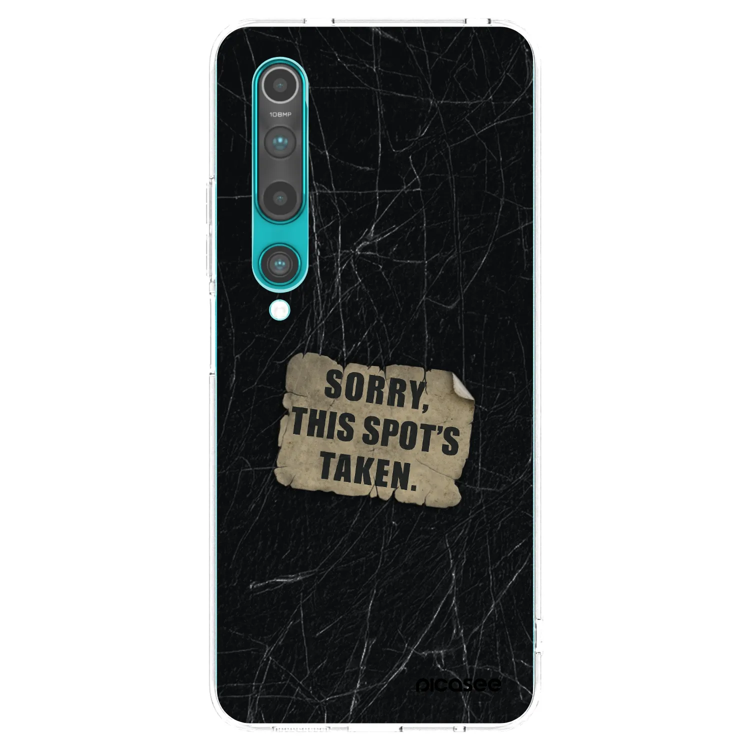 Picasee silikonski prozorni ovitek za Xiaomi Mi 10 - SORRY