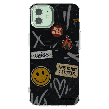 Picasee silikonski prozorni ovitek za Apple iPhone 12 - STICKERS x TAGS