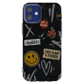 Picasee silikonski prozorni ovitek za Apple iPhone 12 mini - STICKERS x TAGS
