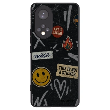 Picasee silikonski črni ovitek za Huawei Nova 9 - STICKERS x TAGS