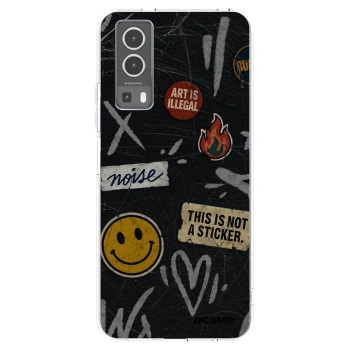 Picasee silikonski prozorni ovitek za Vivo Y72 5G - STICKERS x TAGS