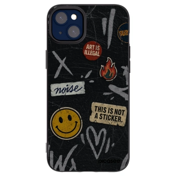 Picasee silikonski črni ovitek za Apple iPhone 14 Plus - STICKERS x TAGS