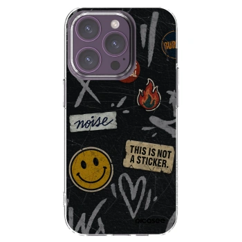 Picasee silikonski prozorni ovitek za Apple iPhone 14 Pro - STICKERS x TAGS