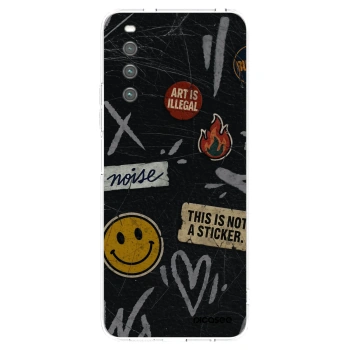 Picasee silikonski prozorni ovitek za Sony Xperia 10 IV 5G - STICKERS x TAGS