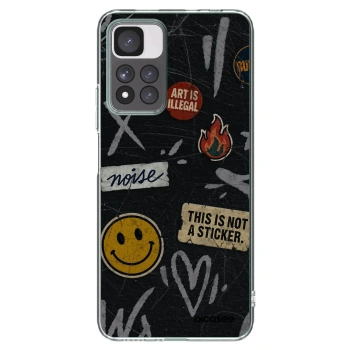 Picasee silikonski prozorni ovitek za Xiaomi Redmi Note 11 Pro+ 5G - STICKERS x TAGS