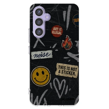 Picasee silikonski prozorni ovitek za Samsung Galaxy A54 5G A546B - STICKERS x TAGS