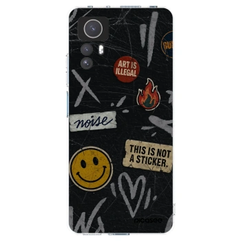 Picasee silikonski prozorni ovitek za Xiaomi Redmi Note 12S - STICKERS x TAGS