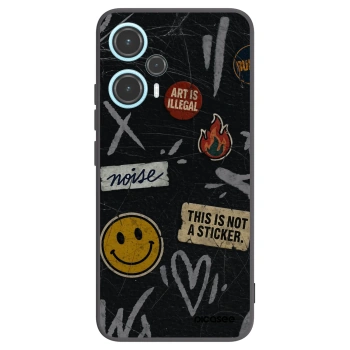 Picasee silikonski črni ovitek za Xiaomi Poco F5 - STICKERS x TAGS