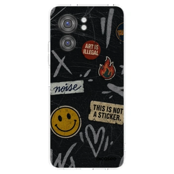 Picasee silikonski prozorni ovitek za Motorola Edge 40 - STICKERS x TAGS