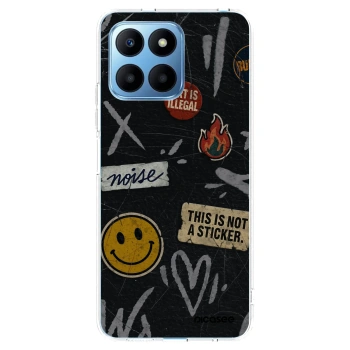 Picasee silikonski prozorni ovitek za Honor 70 Lite - STICKERS x TAGS