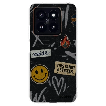 Picasee silikonski prozorni ovitek za Xiaomi 14 Pro - STICKERS x TAGS