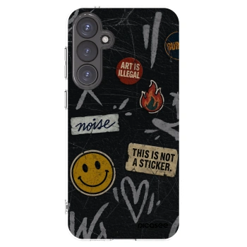 Picasee silikonski prozorni ovitek za Samsung Galaxy S23 FE S711B - STICKERS x TAGS