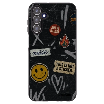 Picasee silikonski črni ovitek za Samsung Galaxy A15 A156B 5G - STICKERS x TAGS