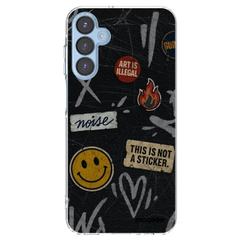 Picasee silikonski prozorni ovitek za Samsung Galaxy A15 A156B 5G - STICKERS x TAGS